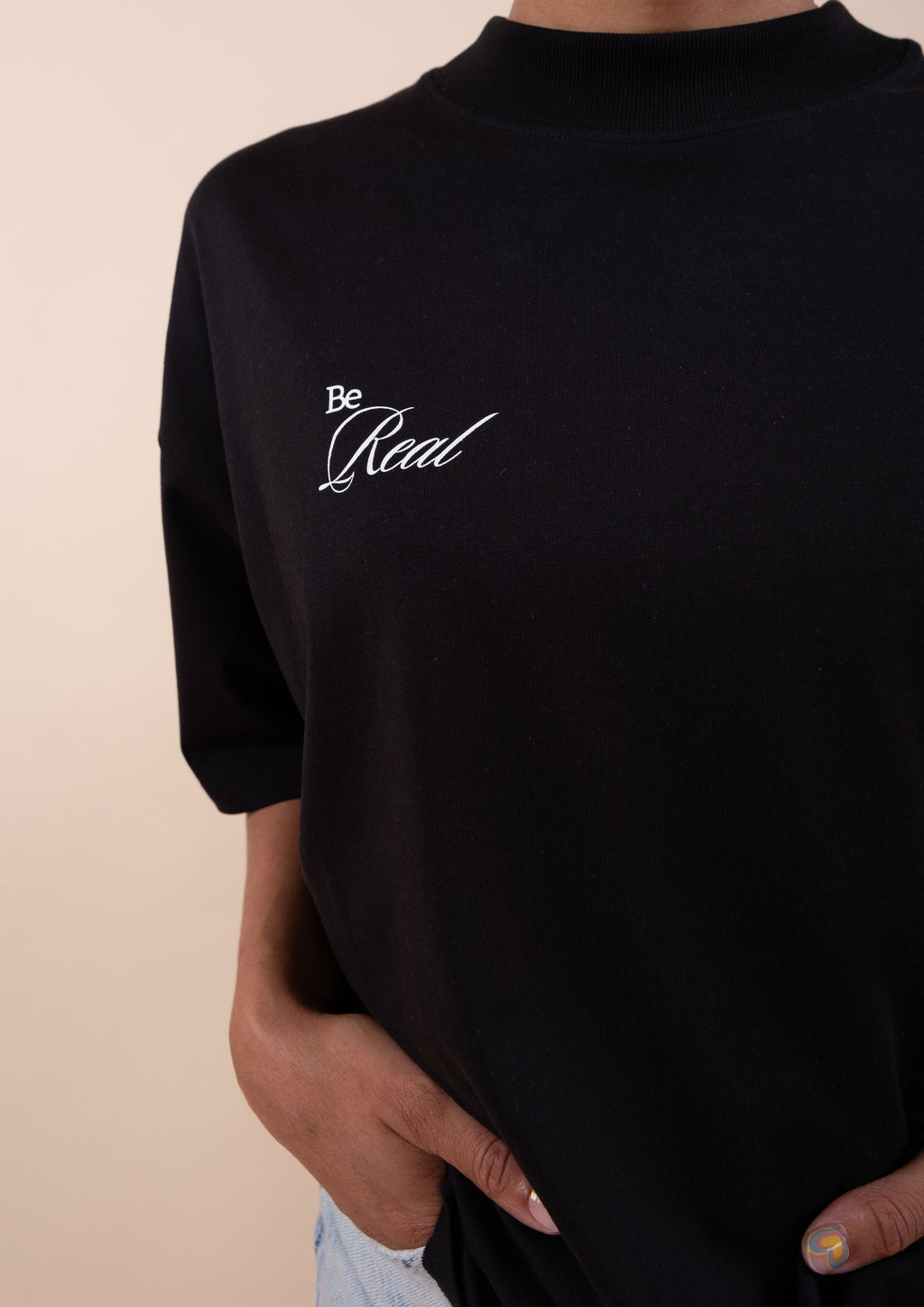 Be Real - T-Shirt Black