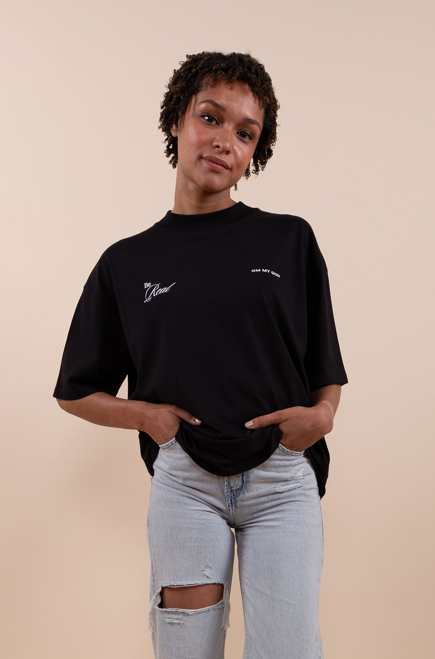 Be Real - T-Shirt Black
